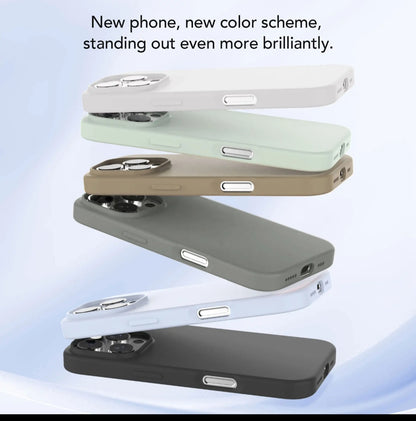 IPHONE SILICONE CASE WITH METAL RING