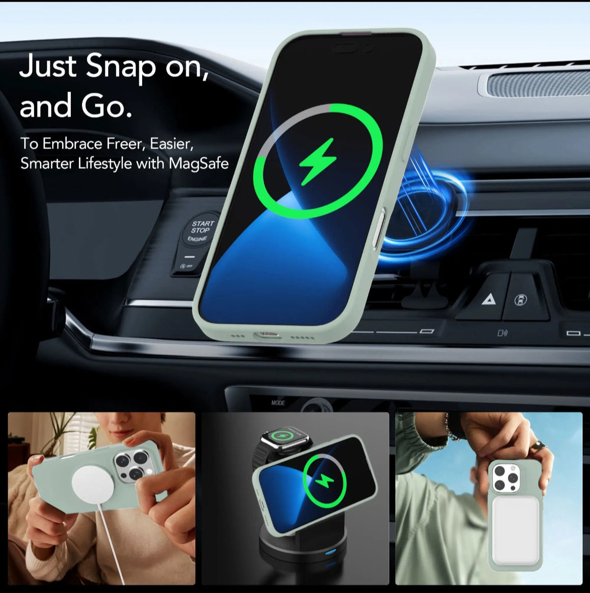 IPHONE SILICONE CASE WITH METAL RING