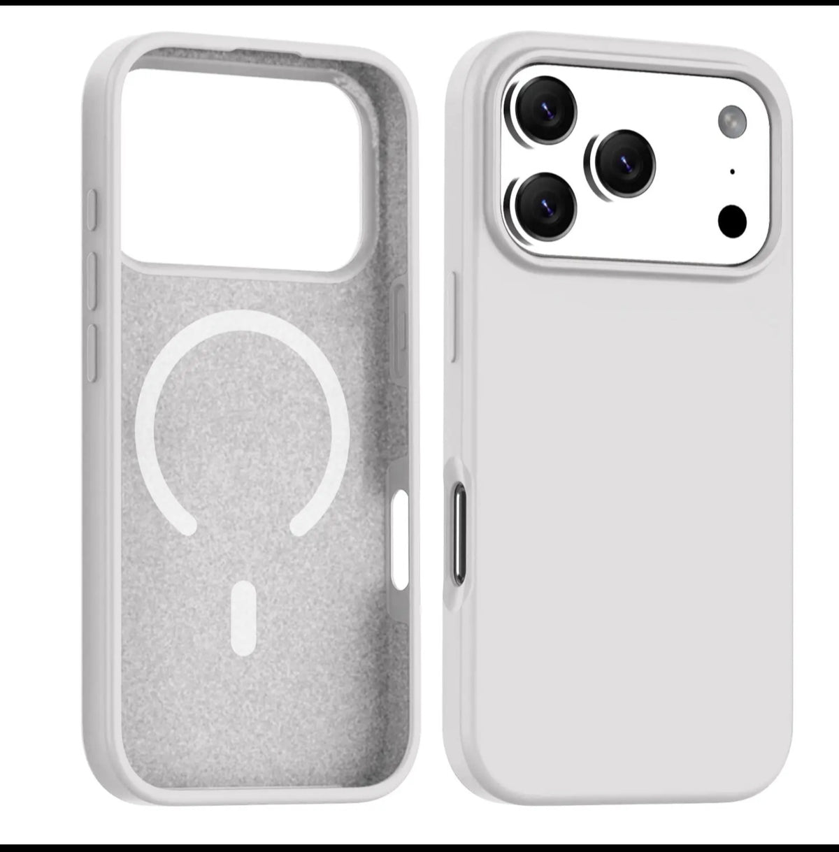 IPHONE SILICONE CASE WITH METAL RING