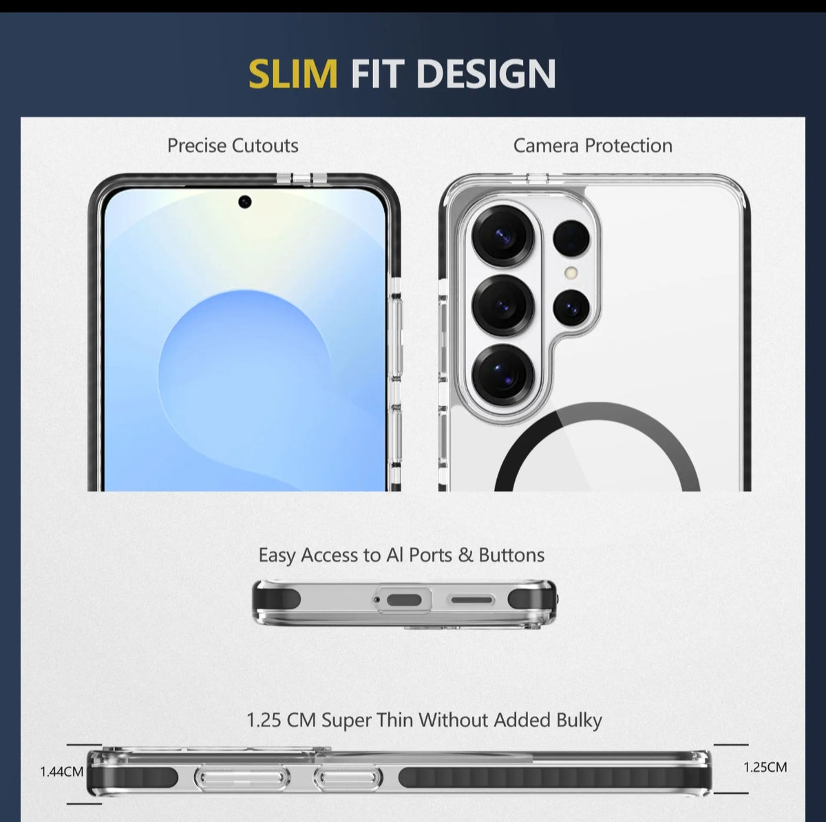SAMSUNG S26 ECHO TEC 3M ANTIDROP PHONE CASE