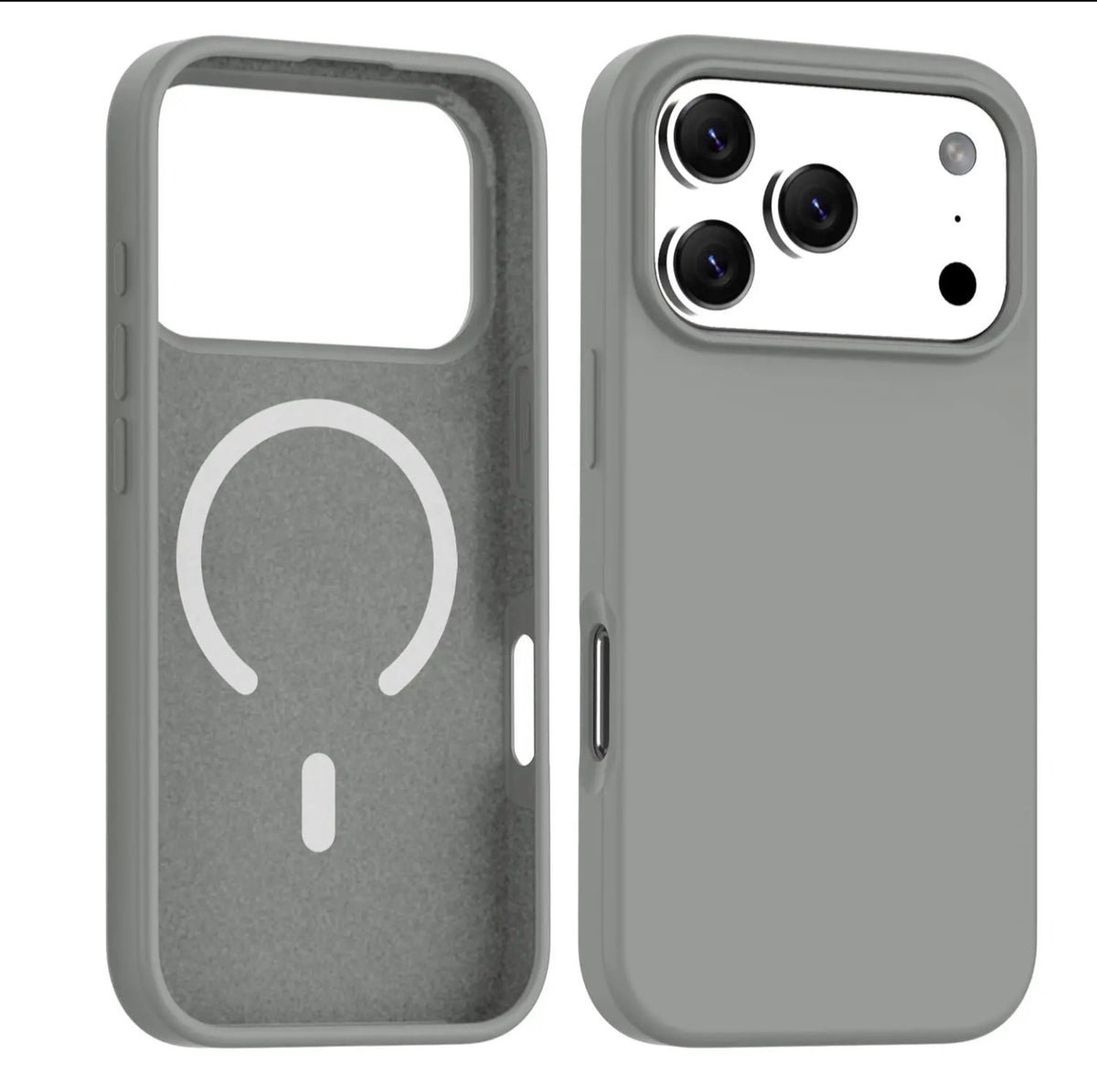 IPHONE SILICONE CASE WITH METAL RING